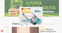 Desktop Screenshot of diariodominho.pt